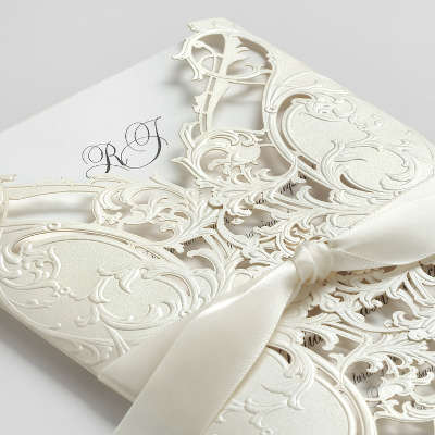 luxe wedding invitaitons